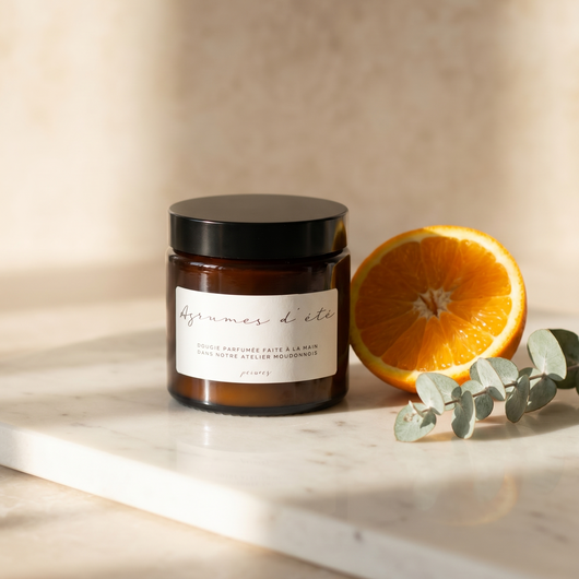 Bougies parfumées 90g — Peonies Natural Care