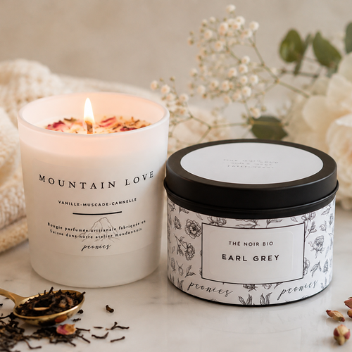 SET COCOONING - mountain love & thé bio earl grey